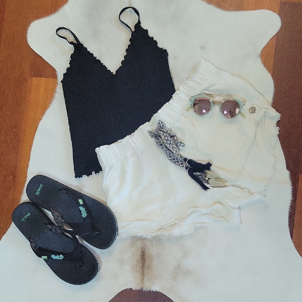 Rewash White Shorts M